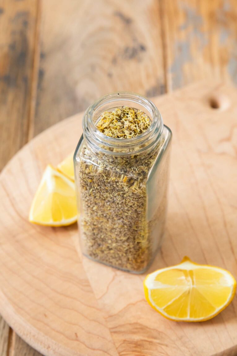 Angled photo of Lemon Pepper recipe.