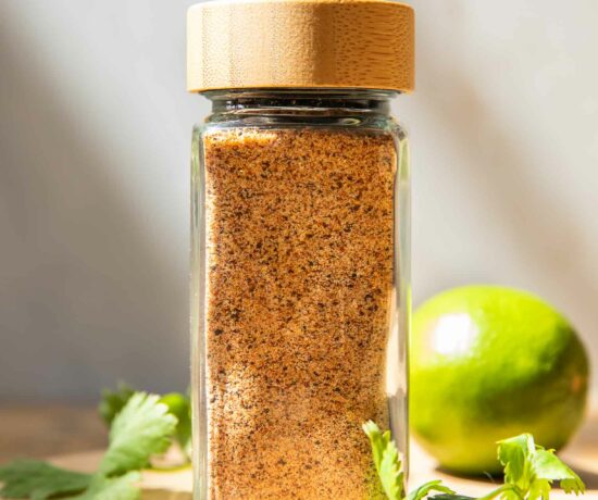 The BEST Taco Seasoning Recipe in a jar.