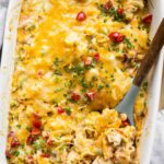 Cheesy Chicken Spaghetti Squash Casserole recipe.