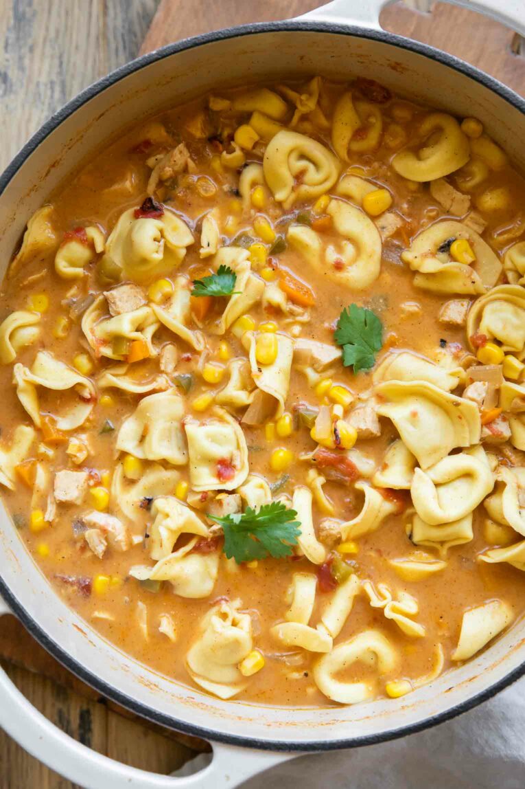 Cottage Cheese Soup in a large dutch oven.