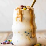 Across photo of Monster Cookie Protein Smoothie.