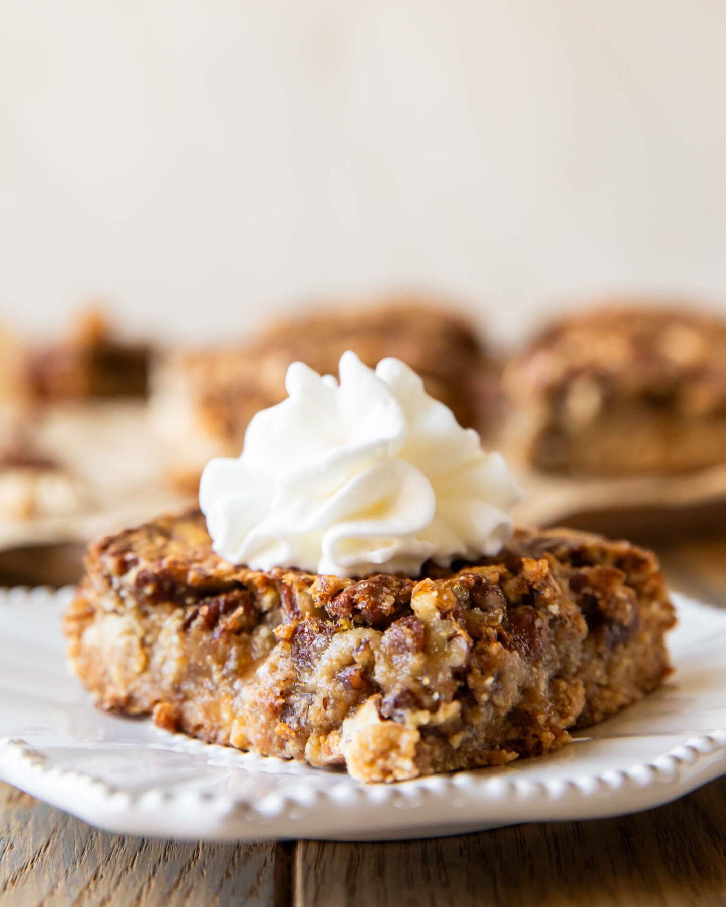 Across photo of Pecan Pie Bars recipe.