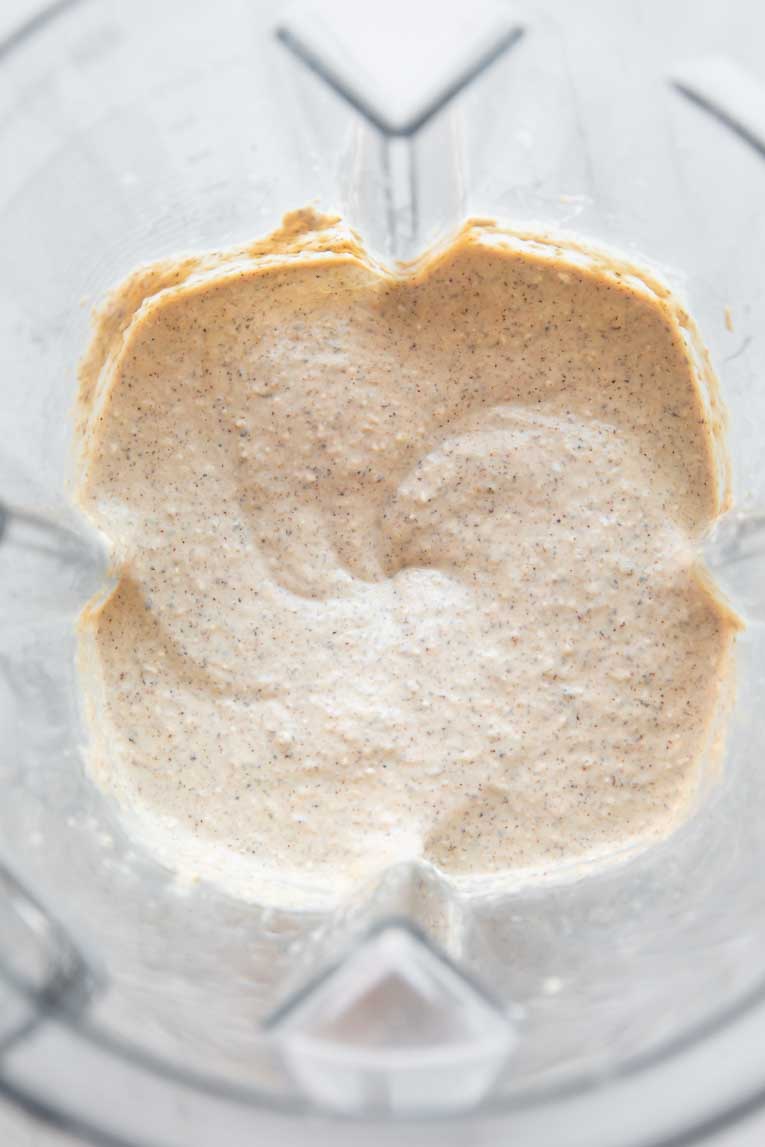 Blended Cookie Dough Overnight Oats.