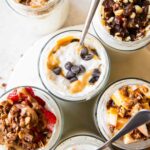 Top photo of several easy Overnight Oats Recipes.