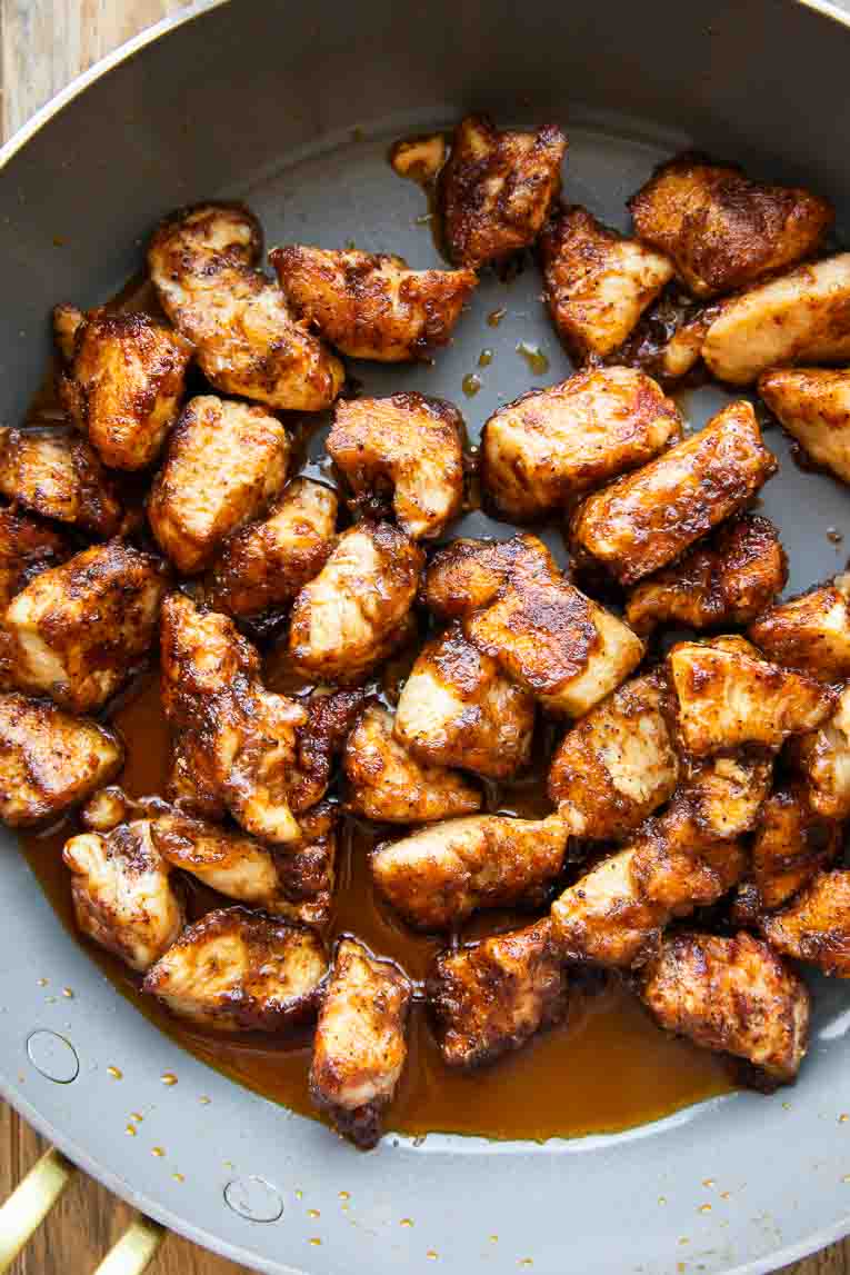 Cooked buffalo chicken recipe.