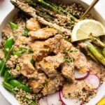 Top photo of Lemon Pepper Chicken Bowl recipe.