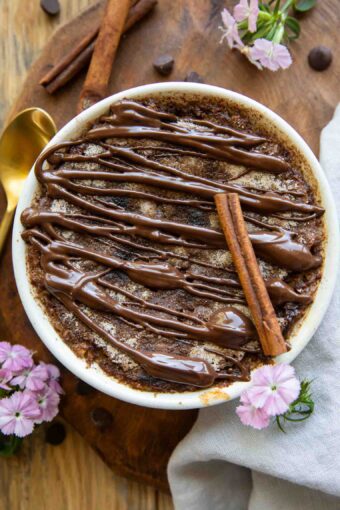 Top photo of Churro Cheesecake Baked Oats recipe.