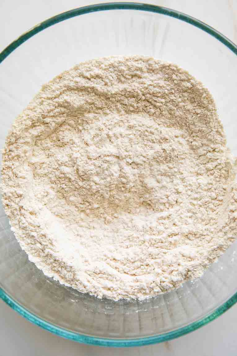 Cottage Cheese Banana Bread Dry Ingredients.