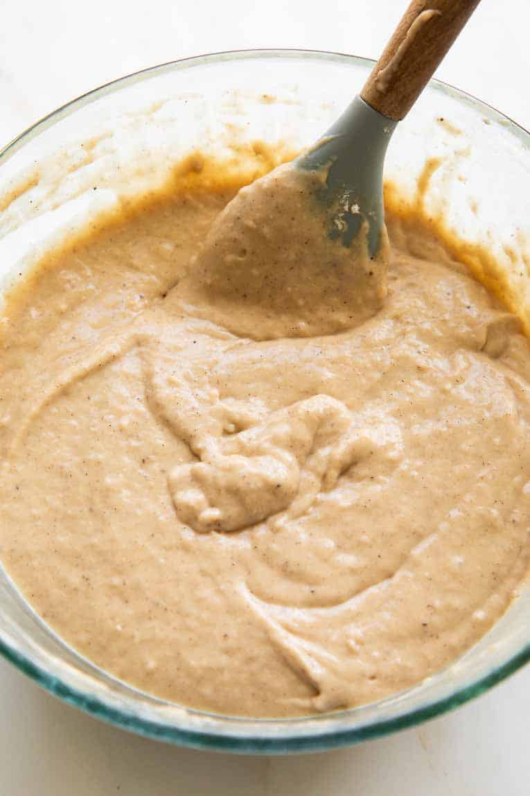 Cottage Cheese Banana Bread Batter.
