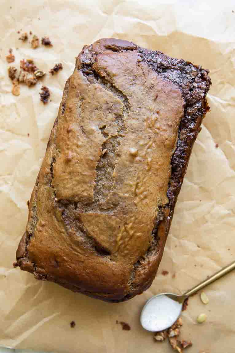 Cottage Cheese Banana Bread Loaf.
