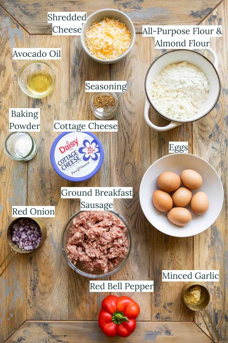 High Protein Egg Biscuit ingredients