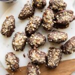 Ferrero Rocher Chocolate Bites on a cutting board.
