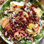 Apple Cinnamon Pomegranate Pecan Salad.