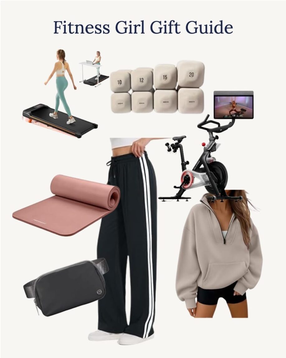 Fitness Girl Gift Guide collage.