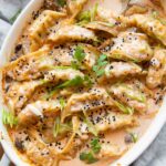 Dumpling Bake in a baking dish.