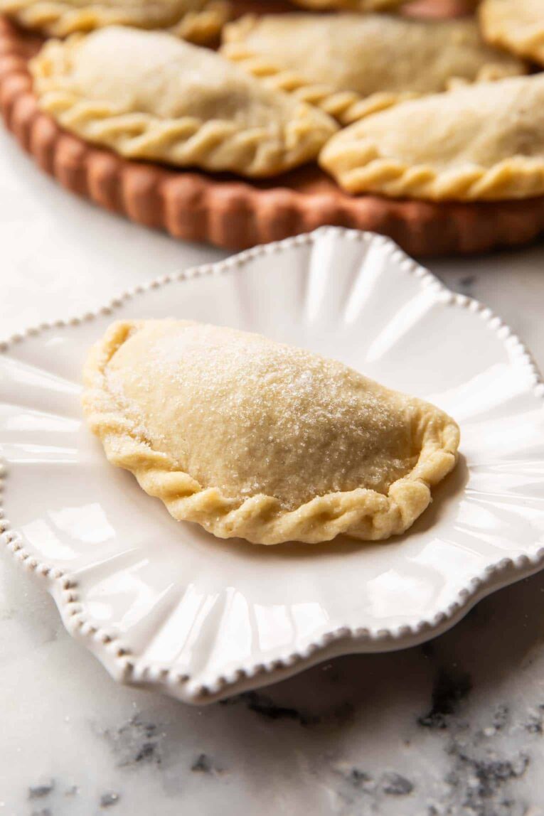 Nicaraguan Pastelitos served on a plate.