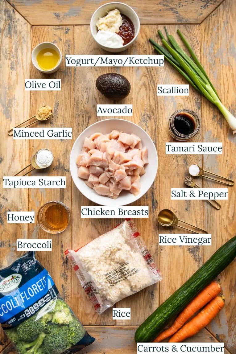 Yum Yum Chicken Ingredients.