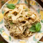 Lemon Pasta on a plate.